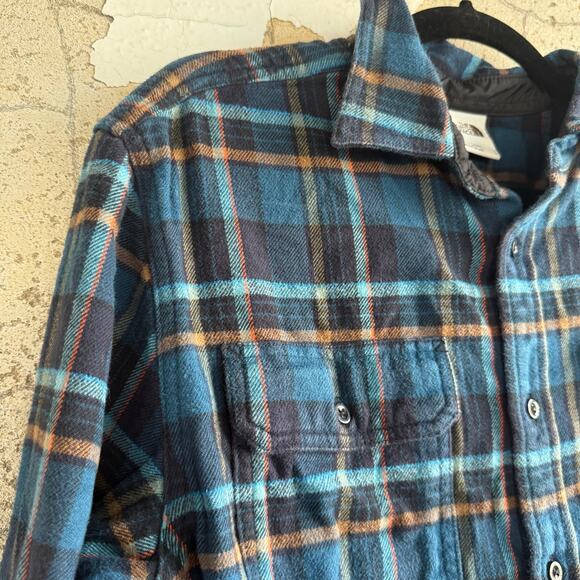 North Face Arroyo Flannel Shirt Men’s L Plaid Long Sleeve Button Down Gorpcore - Picture 4 of 8